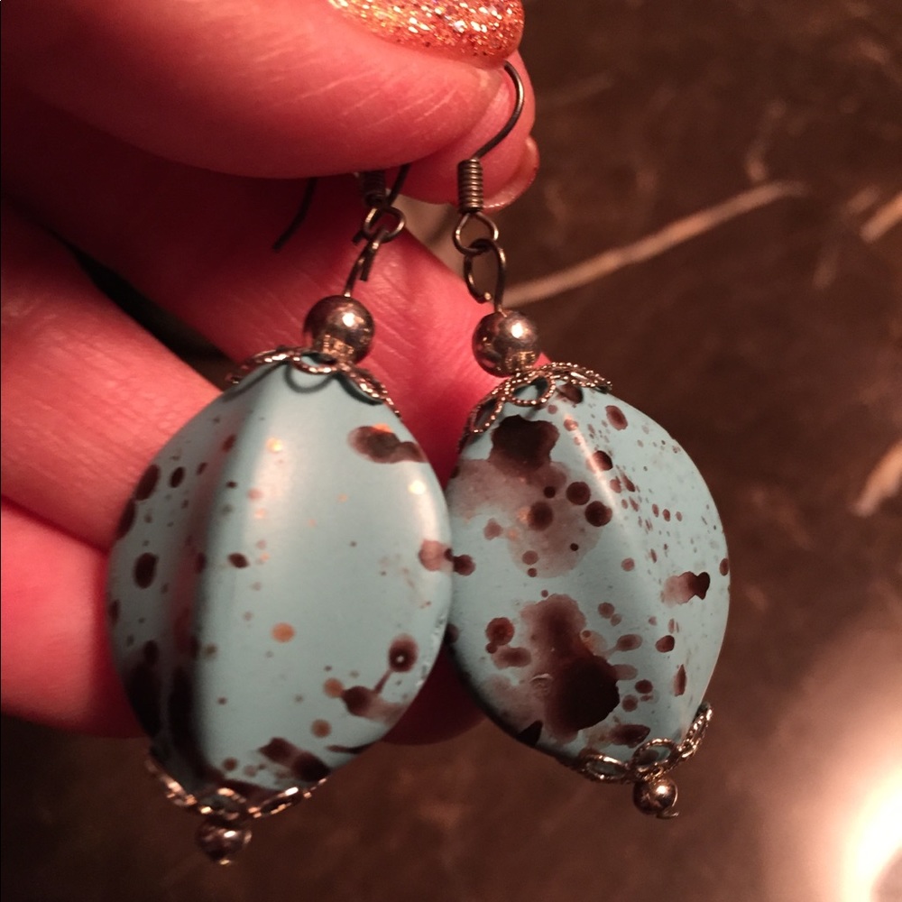 Turquoise Earrings - Picture 6 of 7